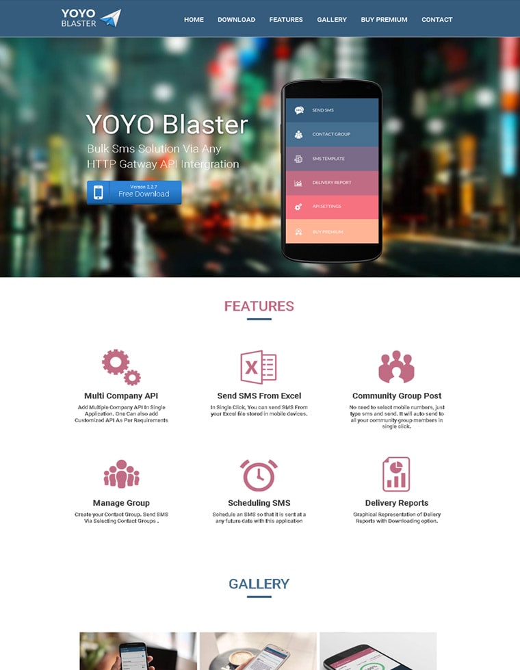 Yoyo Blaster Apps Website